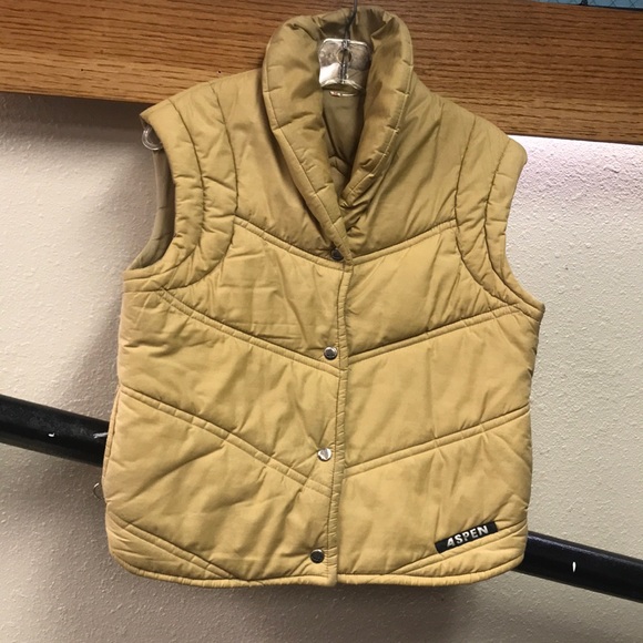 Vintage Jackets & Blazers - Vintage aspen vest button down quilted
